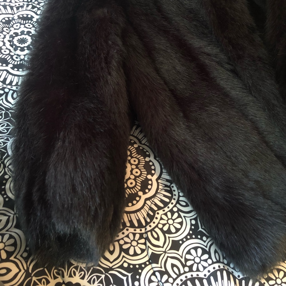 Style VI ltd Fur Black Coat